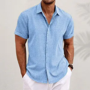 ARISO | Elegant Cotton-Linen Shirt