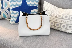 Bamboo Handle Handbag