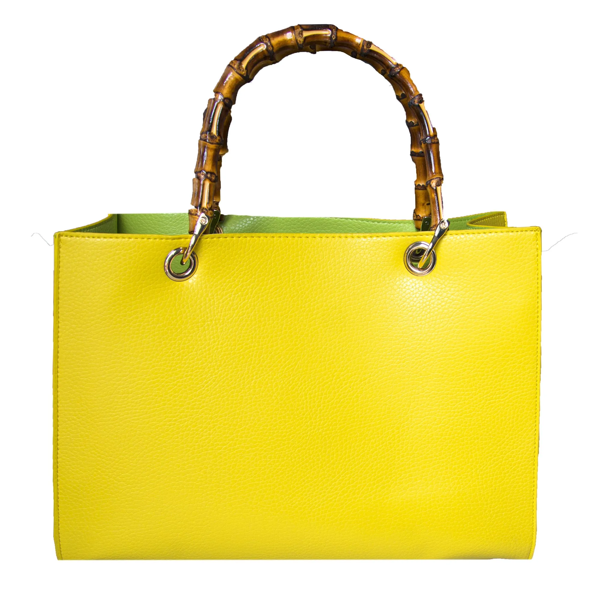 Bamboo Handle Handbag