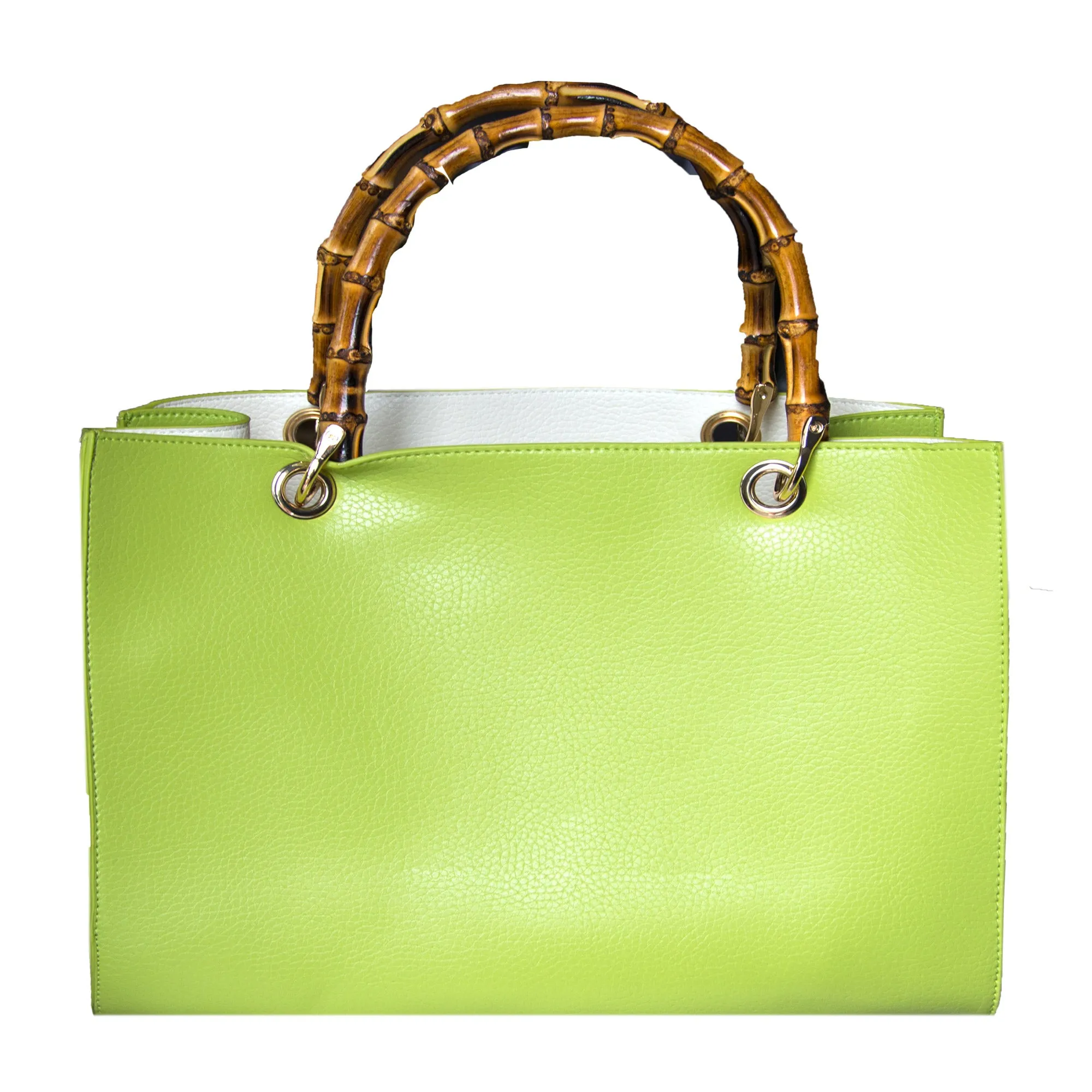 Bamboo Handle Handbag