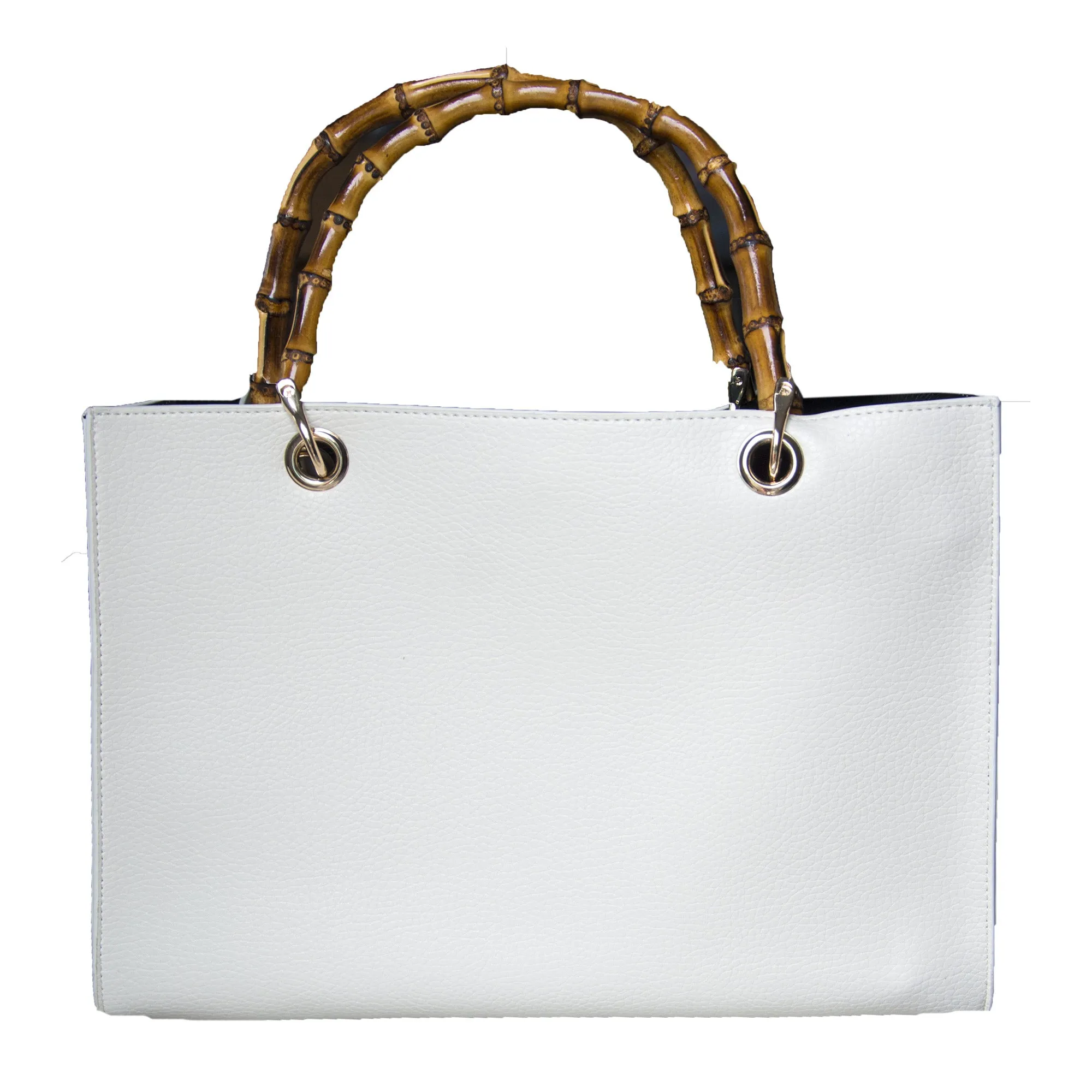 Bamboo Handle Handbag