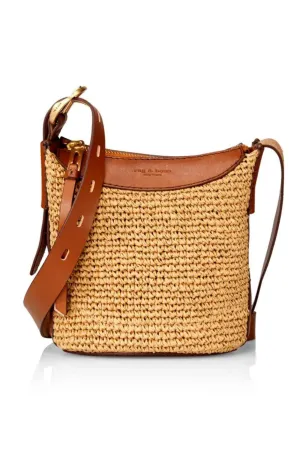 Belize Mini Bucket Bag Straw Natural