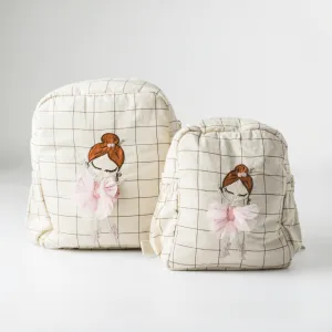 Handcrafted Dazzling Ballerina School Bag (Personalise)