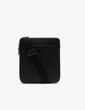 Lacoste Flat Chantaco Crossover Leather Bag