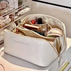 Leather Travel Cosmetic Bag
