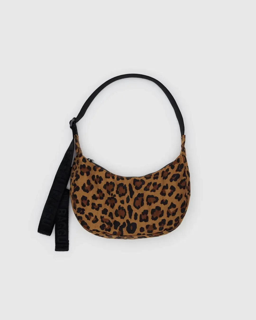 Small Nylon Crescent Bag LEOPARD | Baggu SS25