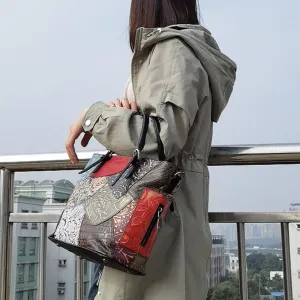 The New First Layer Cowhide Women's Bag Messenger Shoulder Bag