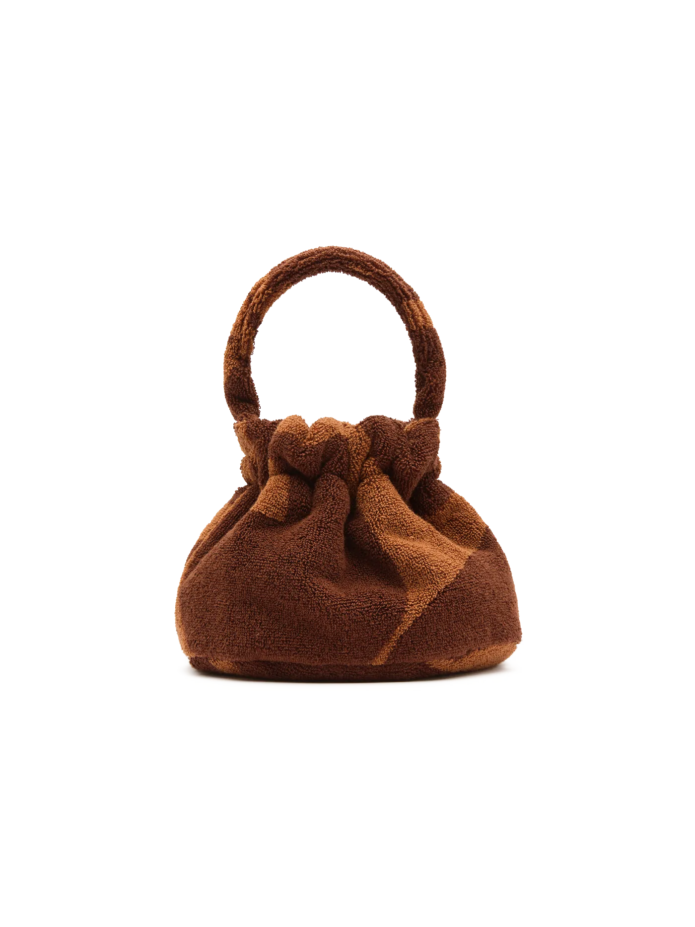 Towelling Bucket Bag | Wave Umber