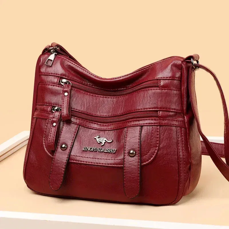VELORA - CARRY LEATHER HANDBAG