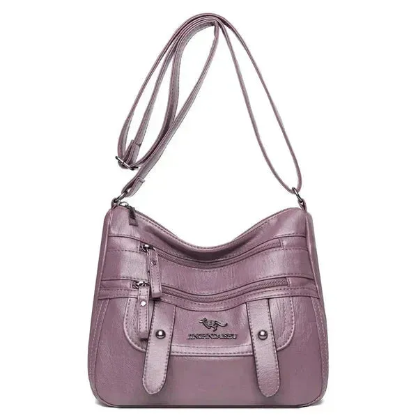 VELORA - CARRY LEATHER HANDBAG