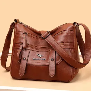 VELORA - CARRY LEATHER HANDBAG