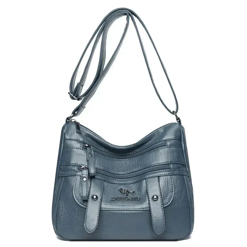 VELORA - CARRY LEATHER HANDBAG