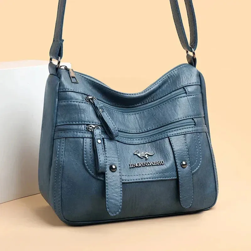 VELORA - CARRY LEATHER HANDBAG