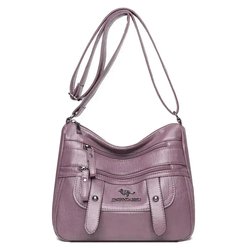 VELORA - CARRY LEATHER HANDBAG